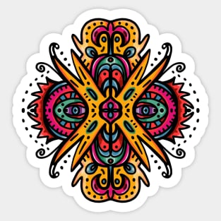 Camel Lion abstract art tattoo illustration Sticker